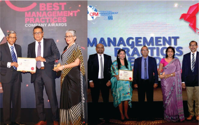 DFCC Bank was one of the Top 10 Winners at the Best Management Practices Company Awards