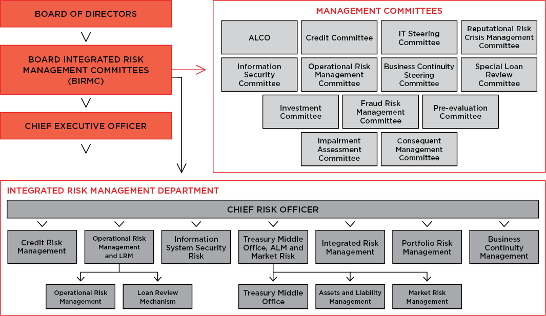 Organisation Structure for Integrated Risk Management